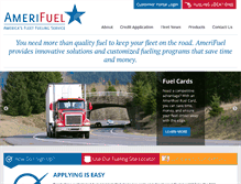 Tablet Screenshot of amerifuel.net